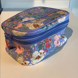 Yumi Kim Makeup Train Case Floral Blue